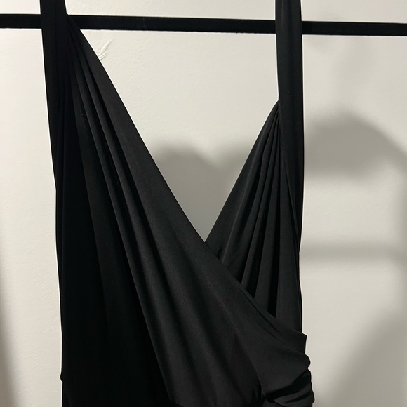 Kamalikulture x Norma Kamali Halter Dress Black Large - Picture 7 of 7